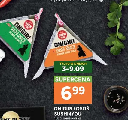 Onigiri łosoś Salmon Jalapeno Sushi4You promocja w Stokrotka