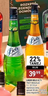 Likier Bols Melon promocja w bi1
