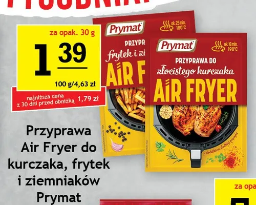 Przyprawa do złocistego kurczaka Air Fryer Prymat promocja w Gram Market