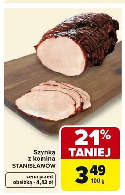Szynka z komina STANISŁAWÓW promocja w Carrefour