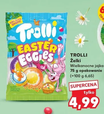 Żelki wielkanocne jajka 75g opakowanie promocja w Kaufland