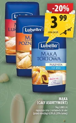 Mąka (cały asortyment) promocja w Arhelan