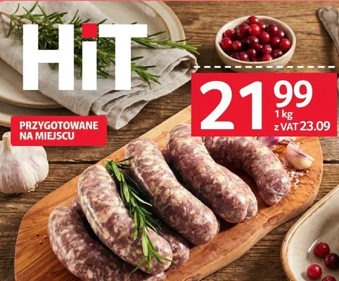 Kiełbasa biała surowa mała porcja promocja w Selgros