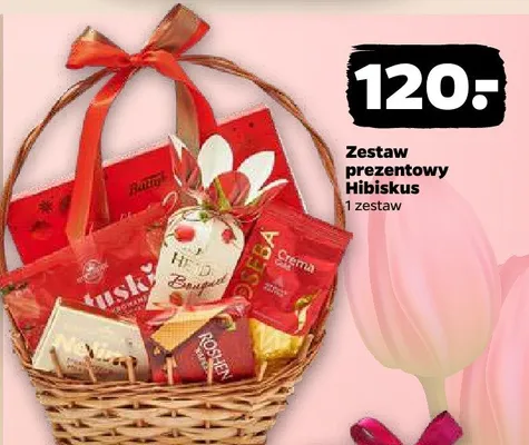 Zestaw prezentowy Hibiskus promocja w Netto