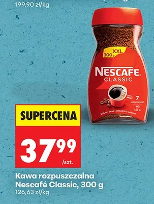 Kawa rozpuszczalna Nescafé Classic promocja w Biedronka