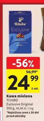 Kawa mielona Tchibo Exclusive Original promocja w Intermarche