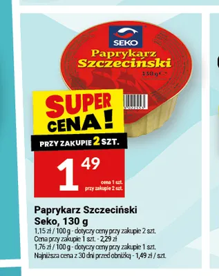 Paprykarz szczeciński Seko promocja w Twój Market
