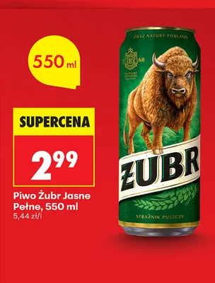 Piwo Żubr promocja w Biedronka