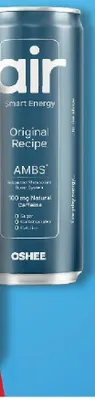 Napój energetyczny Oshee Air Smart Energy Original Recipe promocja w Kaufland