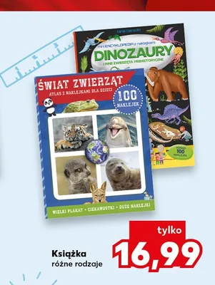 Książka Dinozaury i inne zwierzęta prehistoryczne promocja w BACK TO SCHOOL