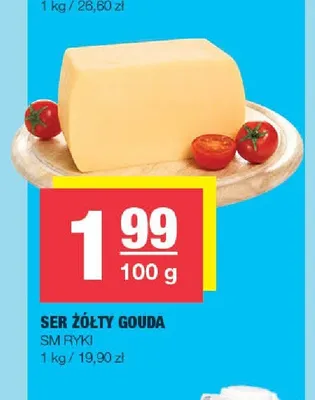 Ser żółty Gouda SM Ryki promocja w SPAR