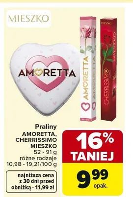 Praliny AMORETTA CHERRISSIMO MIESZKO promocja w Carrefour Market
