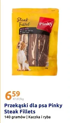 Przekąski dla psa Steak Fillets kaczka i ryba promocja w Action