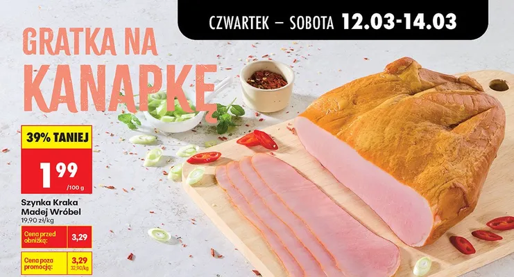 Szynka Kraka Madej Wróbel promocja w Biedronka