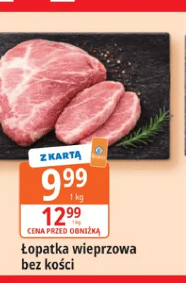 Łopatka wieprzowa bez kości promocja w Leclerc