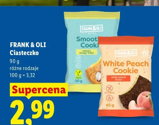 Ciasteczko Smooth Cookie Frank & Oli promocja w Lidl