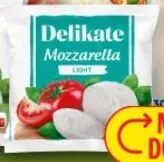 Ser Mozzarella Delikate Light promocja w Biedronka