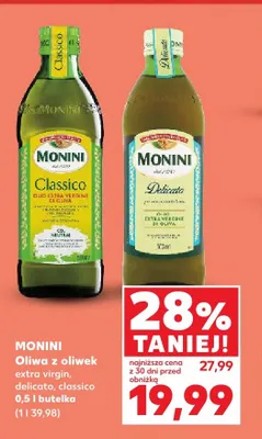 Oliwa z oliwek extra virgin Monini Classico promocja w Kaufland