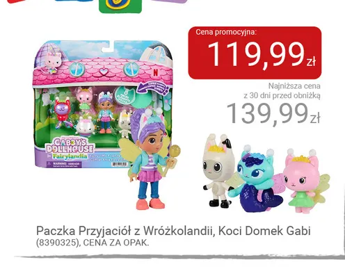 Paczka Przyjaciół z Wróżkolandii Koci Domek Gabi promocja w Smyk