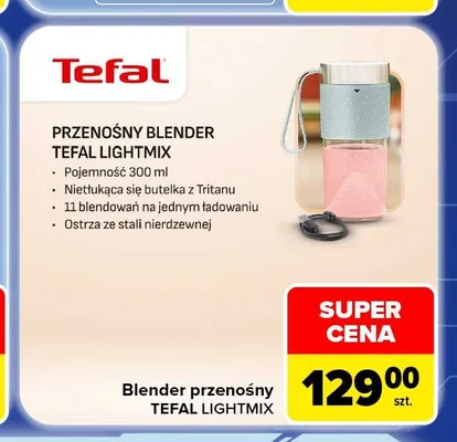 Blender przenośny Tefal Lightmix promocja w Carrefour