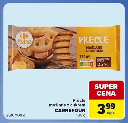 Precle maślane z cukrem Carrefour promocja w Carrefour Market