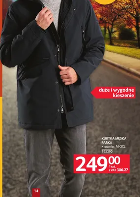 Kurtka męska parka promocja w Selgros