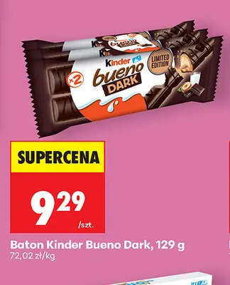 Baton Kinder Bueno Dark promocja w Biedronka