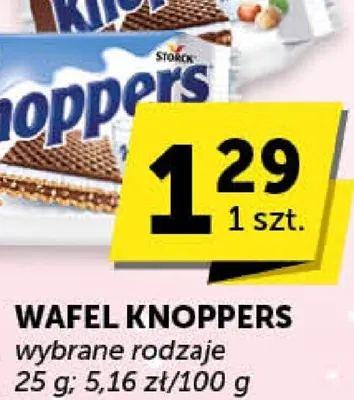 Wafel KNOPPERS wybrane rodzaje promocja w Groszek
