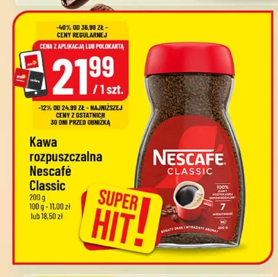 Kawa rozpuszczalna Nescafé Classic promocja w POLOmarket