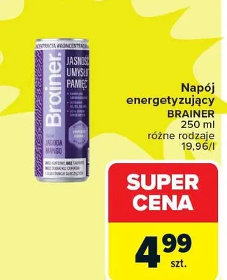 Napój energetyzujący promocja w Carrefour