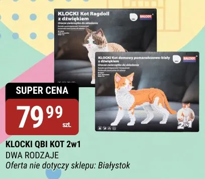 Klocki QBI Kot 2w1 promocja w bi1