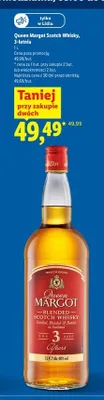 Whisky Queen Margot Scotch Whisky 3-letnia promocja w Lidl