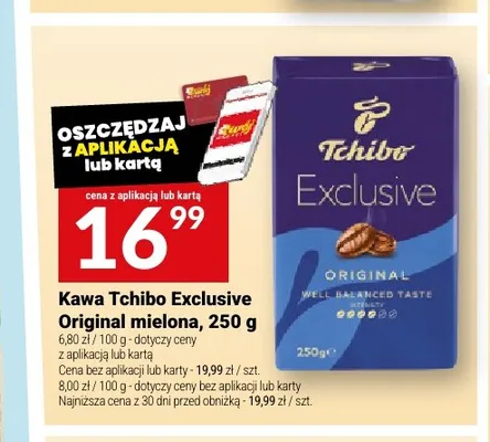 Kawa mielona Tchibo Exclusive Original promocja w Twój Market