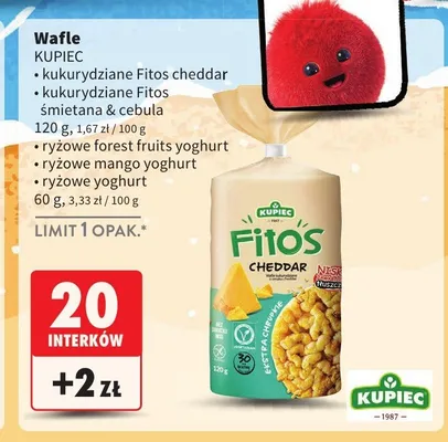Wafle ryżowe Kupiec mango yoghurt promocja w Intermarche
