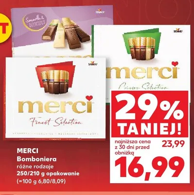 Bomboniera MERCI promocja w Kaufland
