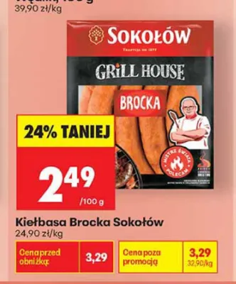 Kiełbasa Brocka Sokołów promocja w Biedronka