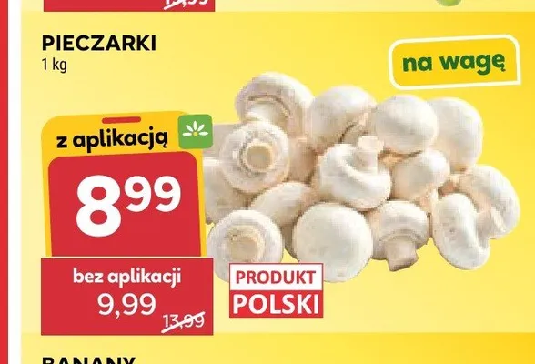 Pieczarki polskie promocja w Stokrotka