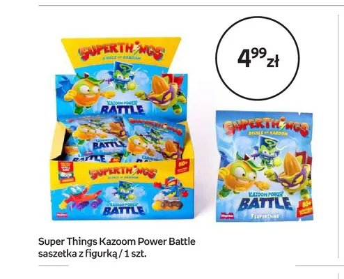 Saszetka z figurką Super Things Kazoom Power Battle promocja w Empik
