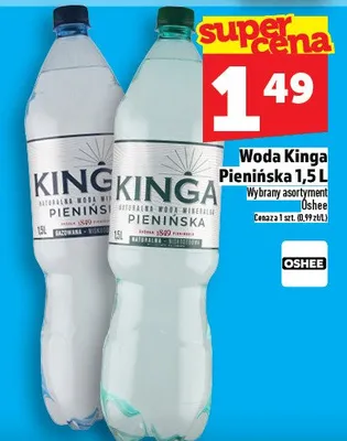 Woda Kinga Pienińska promocja w TOPAZ