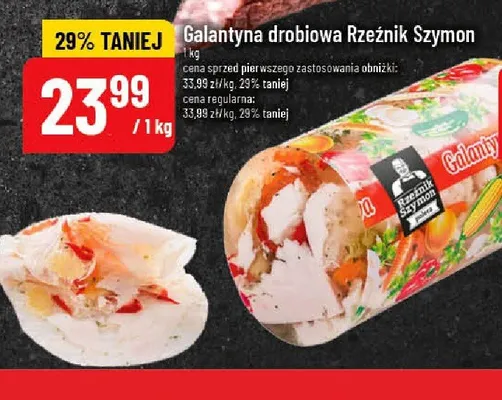 Galantyna drobiowa Rzeźnik Szymon promocja w POLOmarket