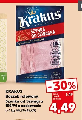 Szynka od Szwagra Krakus promocja w Kaufland