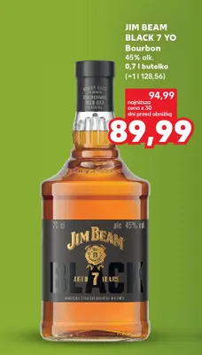 Bourbon Jim Beam Black 7 YO promocja w Kaufland