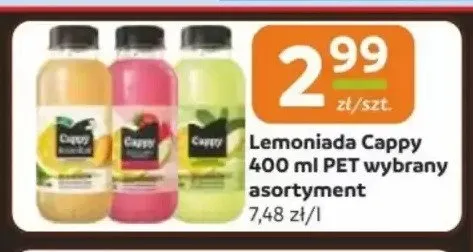 Lemoniada Cappy 400ml PET promocja w Gama