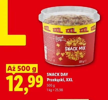 Przekąski Snack Mix XXL Snack Day promocja w Lidl