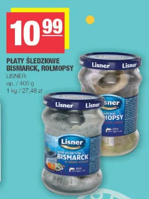 Płaty śledziowe bismarck, rolmopsy promocja w SPAR
