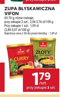 Zupa błyskawiczna złoty Vifon promocja w Stokrotka