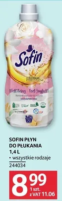 Płyn do płukania Sofin wszystkie rodzaje 244034 promocja w Selgros