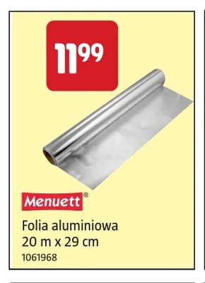 Folia aluminiowa 29 cm Menuett promocja w Jula