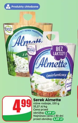 Serek Almette promocja w Dino
