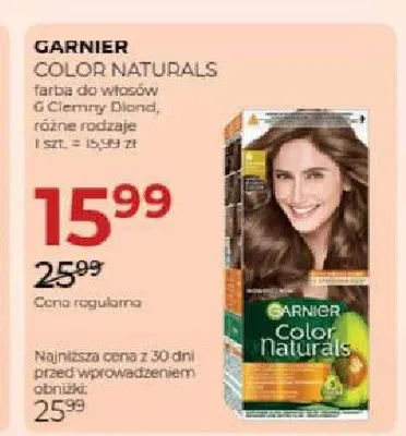 Farba do włosów Garnier Color Naturals 6 Ciemny Blond promocja w Drogerie Jawa